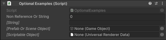 Optional Attribute Usage Examples